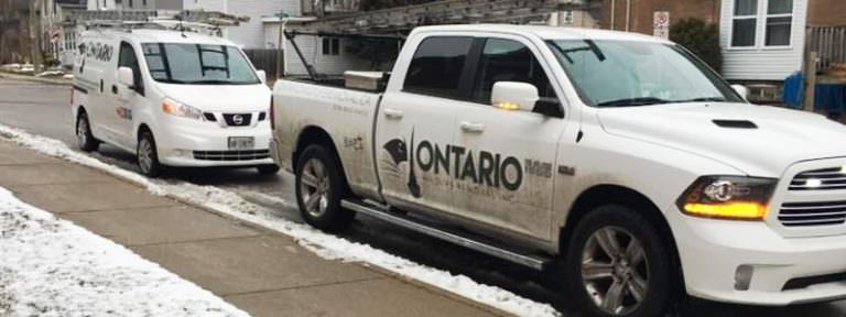 Trucks ready for raccoon rescue in Brantford